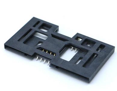 Smart Card Connector PUSH PULL,8P+2P